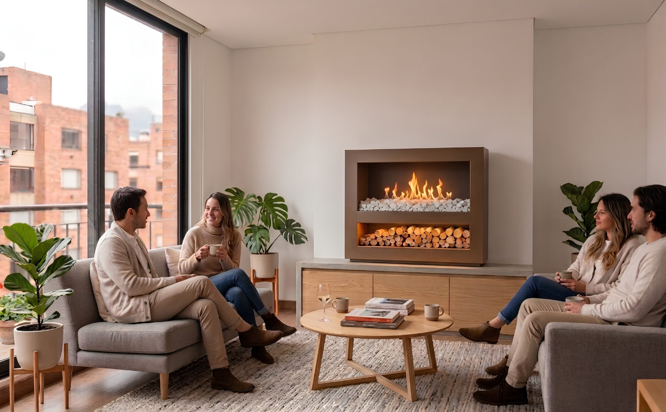Chimenea Rústica Bioetanol - Image 3
