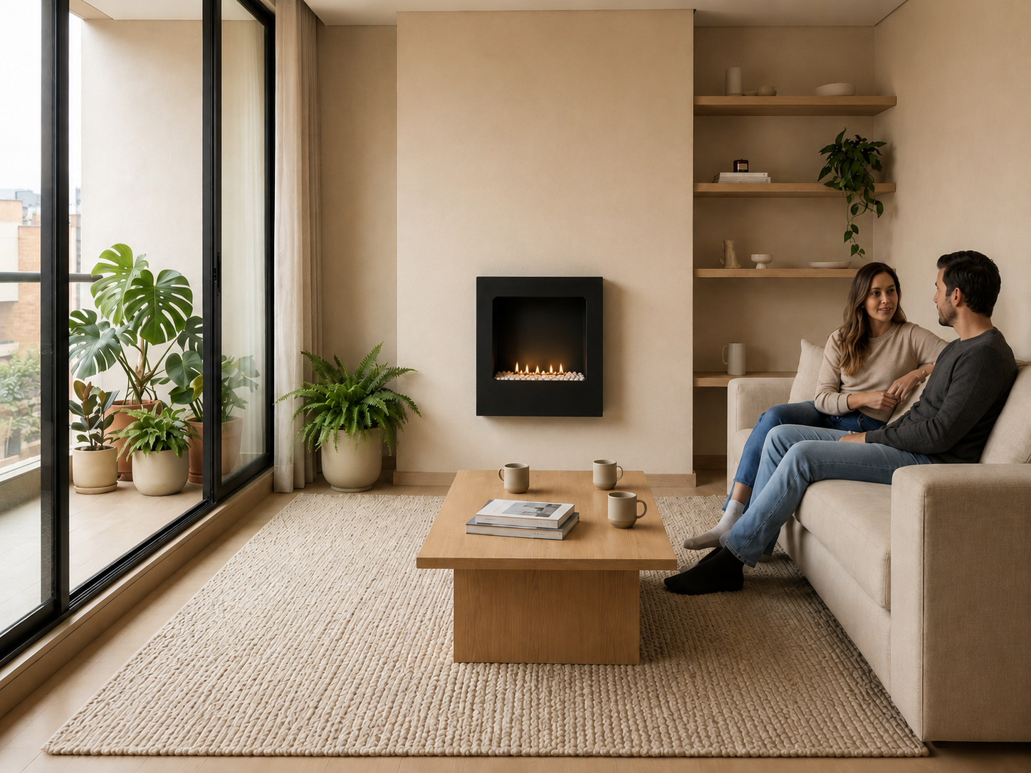 Chimenea a Gas Minimalista - Image 3
