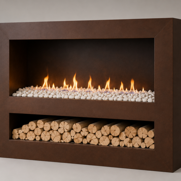 Chimenea Rústica Bioetanol
