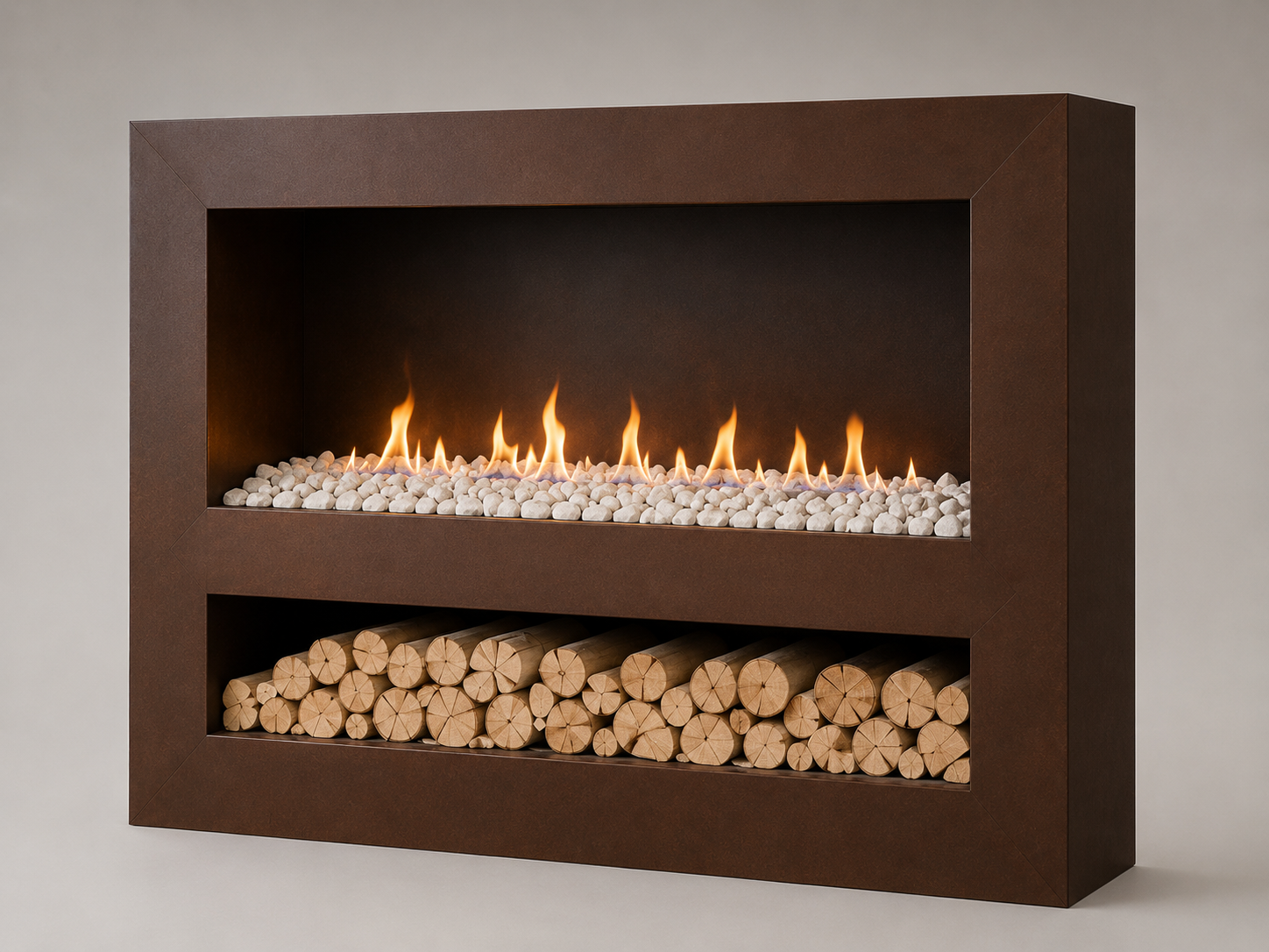 Chimenea Rústica Bioetanol