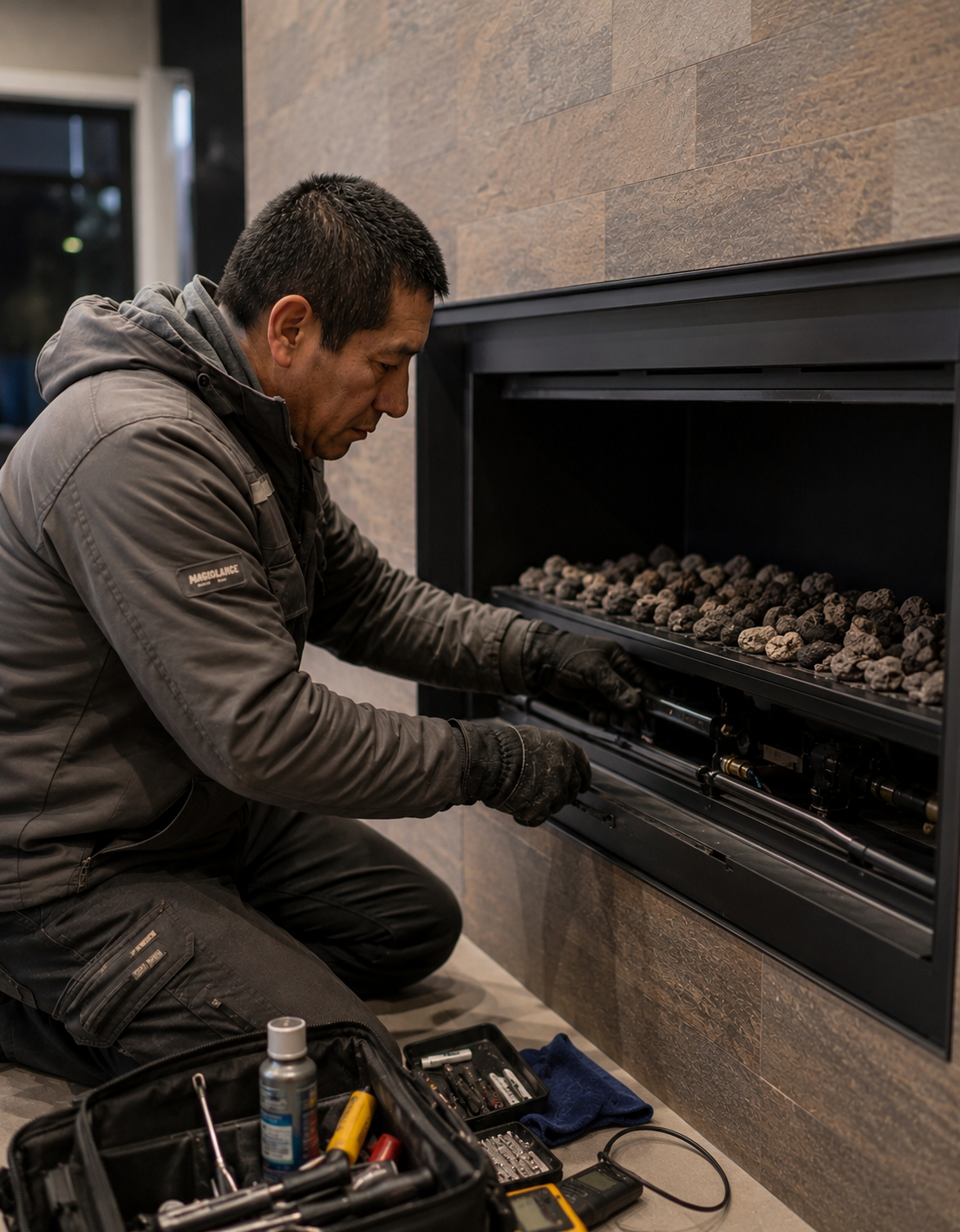mantenimiento de chimeneas a gas